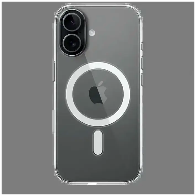 Чехол противоударный для iPhone 17 силиконовый защита от ударов с MagSafe Clear - Фото 1 Чехол противоударный для iPhone 17 силиконовый защита от ударов с MagSafe Clear - изображение 1