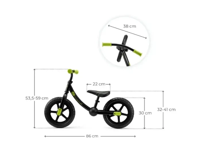 Беговел 2Way Next Off Road, Kinderkraft (black), 00-00305371 - изображение 2