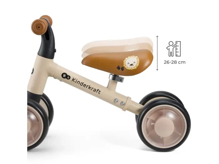 Беговел Cutie Flash, Kinderkraft (beige), 00-00305431 (KRCUFL00BEG0000) - Фото 3 Беговел Cutie Flash, Kinderkraft (beige), 00-00305431 (KRCUFL00BEG0000) - изображение 3