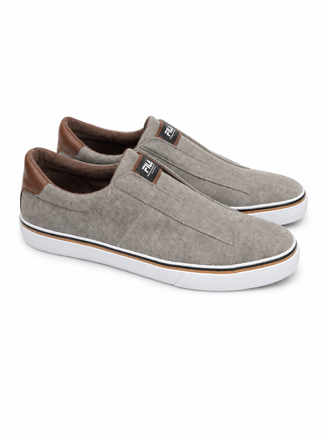 Сліпони чоловічі Fila Casual Slip-On бежеві з коричневим 43 (17720401) - зображення 5