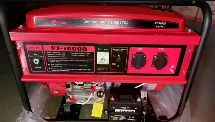 Бензиновый генератор Edon PT 7000D 5.0 кВт - изображение 2