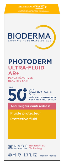 Биодерма Фотодерм AR+ Солнцезащитный ультрафлюид Bioderma Photoderm AR+ SPF 50+ 40 мл (3701129817957) - Фото 1 Биодерма Фотодерм AR+ Солнцезащитный ультрафлюид Bioderma Photoderm AR+ SPF 50+ 40 мл (3701129817957) - изображение 1