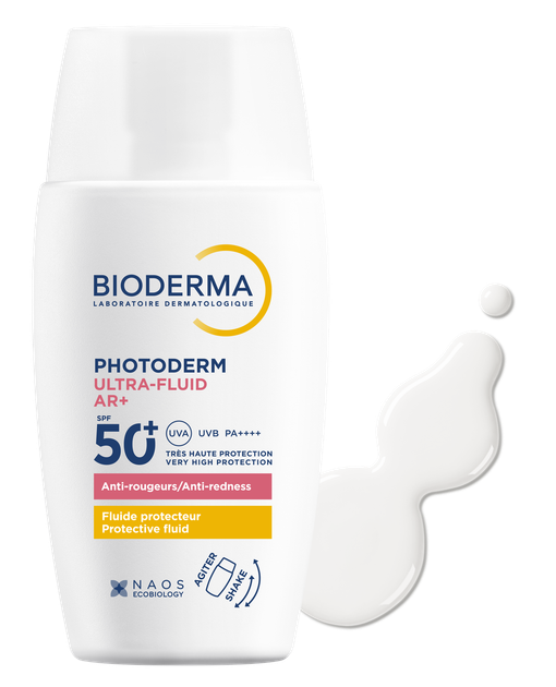 Биодерма Фотодерм AR+ Солнцезащитный ультрафлюид Bioderma Photoderm AR+ SPF 50+ 40 мл (3701129817957) - Фото 2 Биодерма Фотодерм AR+ Солнцезащитный ультрафлюид Bioderma Photoderm AR+ SPF 50+ 40 мл (3701129817957) - изображение 2
