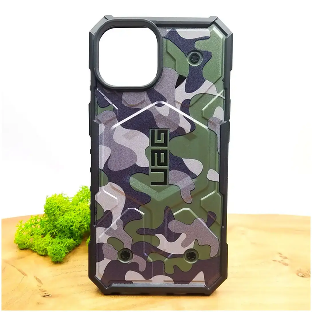 Чехол противоударный для iPhone 15 Pro Max Military Armor защита от падений черный - изображение 4