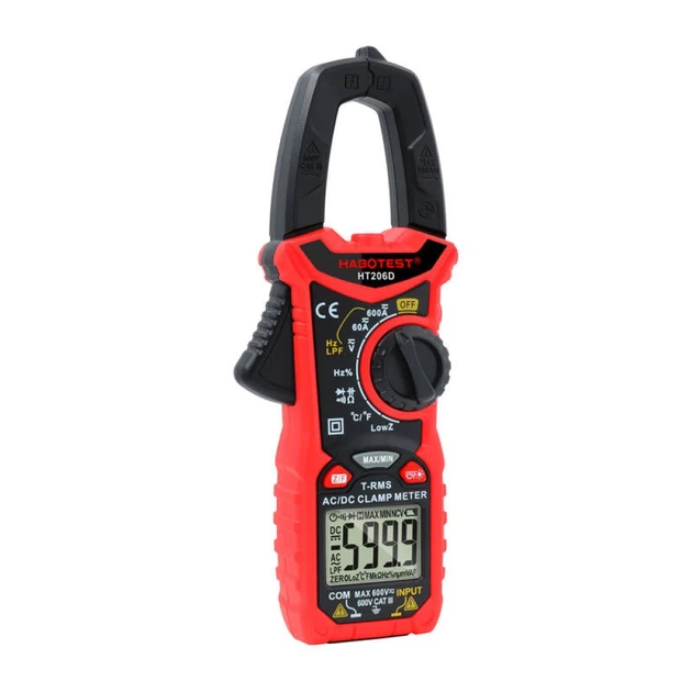 Кліщевий мультиметр Habotest HT206D True RMS NCV LPF (5907489606653) - зображення 4