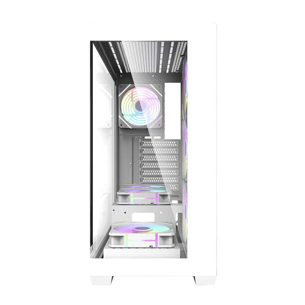 Корпус комп'ютерний Darkflash DS900 White + 7 вентиляторів ARGB (DS900 White) - зображення 4