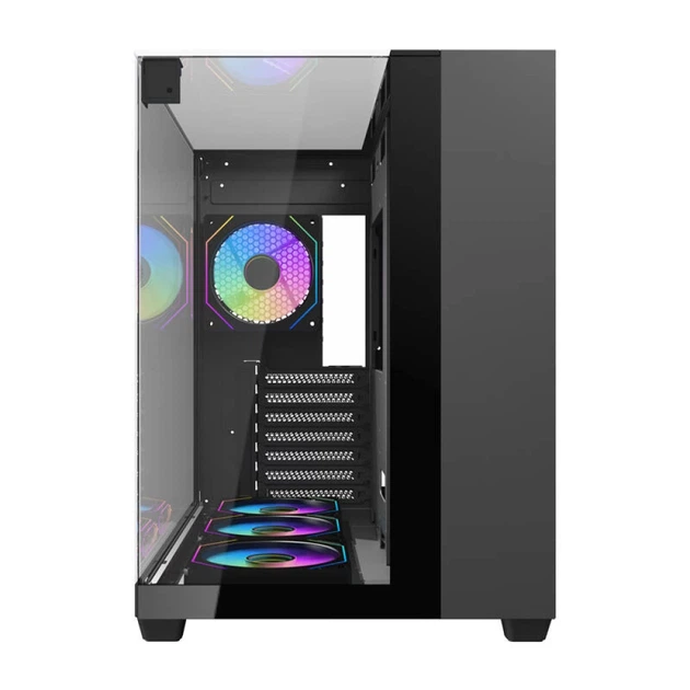 Корпус компьютера Darkflash TH285 + 4 вентилятора (Black) - изображение 2