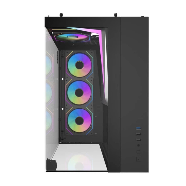 Корпус компьютера Darkflash TH285 + 4 вентилятора (Black) - изображение 4