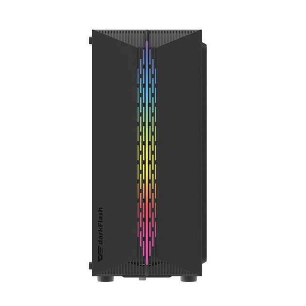 Корпус компьютерный Darkflash DK151 + 3 вентилятора RGB Black - Фото 6 Корпус компьютерный Darkflash DK151 + 3 вентилятора RGB Black - изображение 6