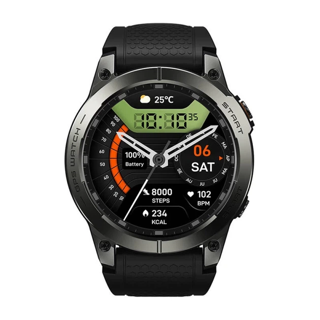Смартчасы ZEBLAZE Stratos 3 Pro Black (6946639813076) - изображение 5