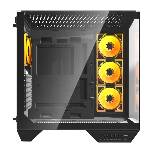 Корпус компьютера Darkflash DY470 4 вентилятора Black - Фото 2 Корпус компьютера Darkflash DY470 4 вентилятора Black - изображение 2