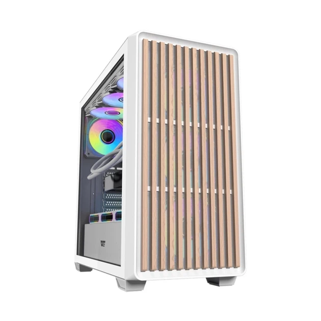 Корпус комп'ютерний DARKFLASH DS900WD ATX White (DS900WD) - зображення 7