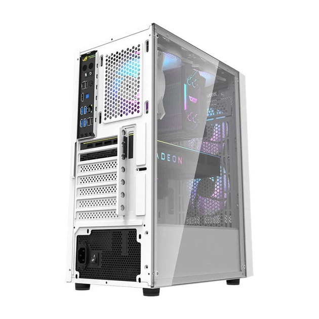 Корпус комп'ютерний Darkflash A290 White з 3 вентиляторами RGB - Фото 6 Корпус комп'ютерний Darkflash A290 White з 3 вентиляторами RGB - зображення 6