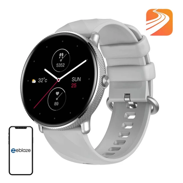Смарт-годинник ZEBLAZE GTR 3 Pro Silver - Фото 1 Смарт-годинник ZEBLAZE GTR 3 Pro Silver - зображення 1