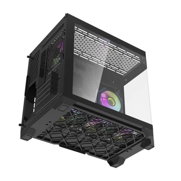 Корпус комп'ютера Darkflash FT418 Black + 6 вентиляторів ARGB (FT418) - Фото 10 Корпус комп'ютера Darkflash FT418 Black + 6 вентиляторів ARGB (FT418) - зображення 10