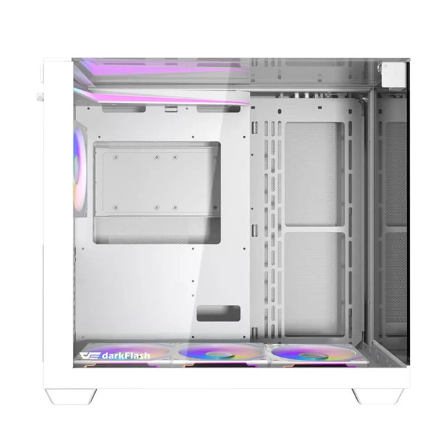 Корпус компьютерный Darkflash TH285 White + 4 вентилятора - изображение 3