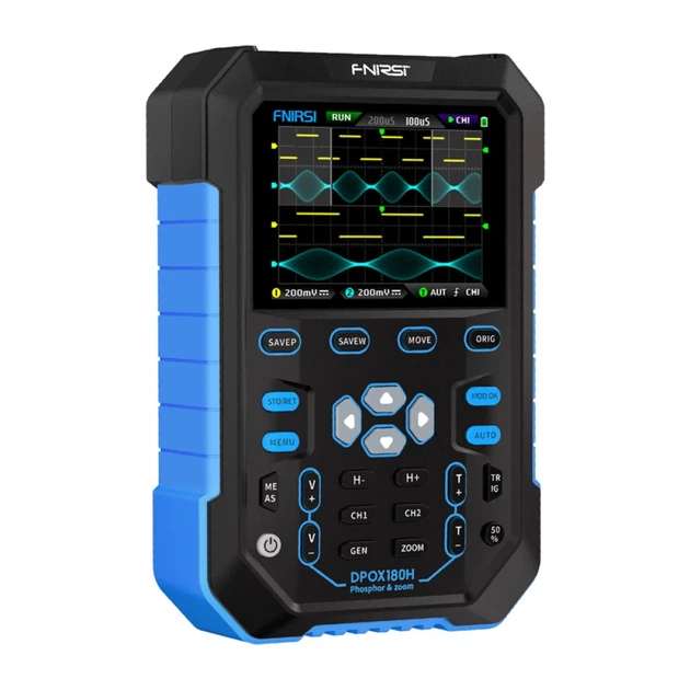 Осцилоскоп цифровий FNIRSI DPOX180H 2в1 (5905156102446) - зображення 2