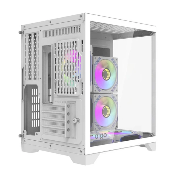 Корпус компьютерный Darkflash FT350 + 5 вентиляторов ARGB White - изображение 4