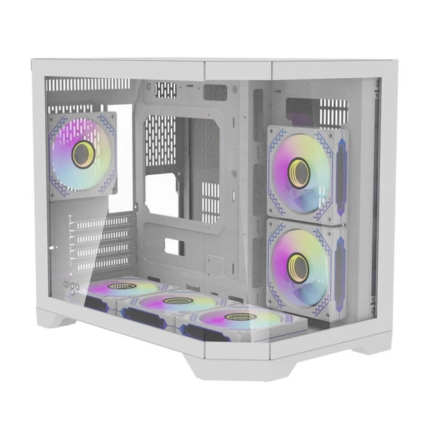 Computer Case Darkflash FT418 White with 6 ARGB Fans (6926170048342) - зображення 8
