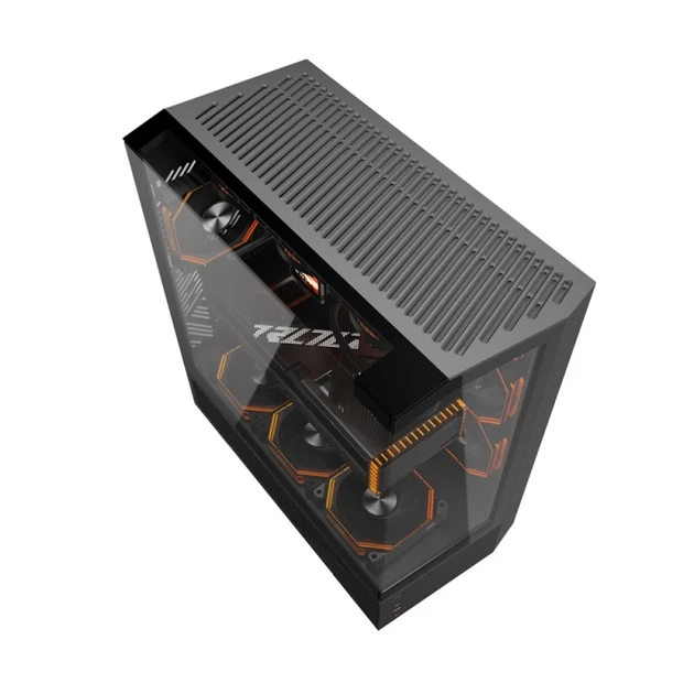 Корпус компьютерный Darkflash DY460 Black с 4 вентиляторами ARGB (DY460) - изображение 2