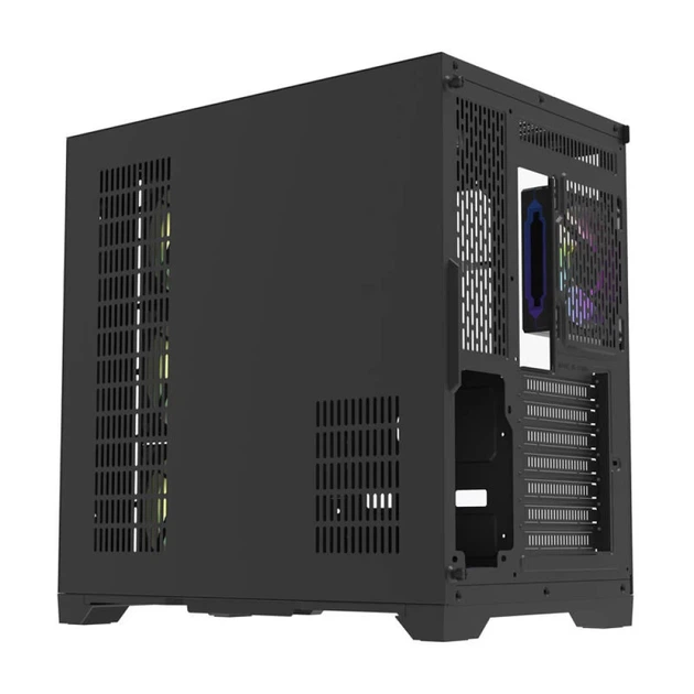Корпус комп'ютерний Darkflash FT418 Pro Black + 7 вентиляторів ARGB (FT418 PRO Black) - зображення 7