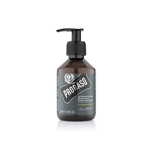 Шампунь для бороди Proraso Beard Shampoo Cypress & Vetyver 200 мл з ароматом кипариса та ветиверу, низькопінний - зображення 6