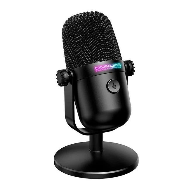 USB конденсаторний мікрофон M830 з RGB-підсвіткою для стримінгу та запису (788966) - изображение 2