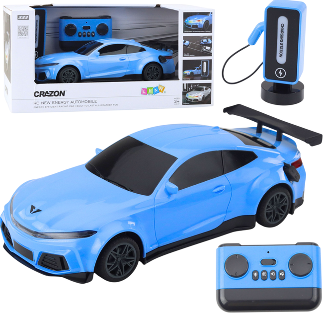 Auto zdalnie sterowane Lean Toys Crazon elektryczne ze stacją ładującą 28845 (5905991089599) - obraz 2