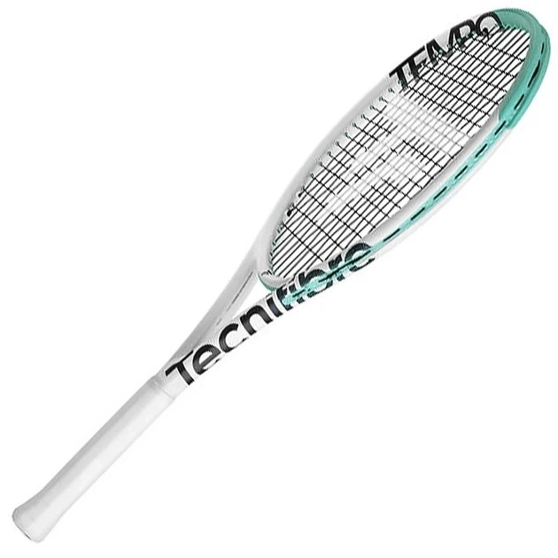 Ракетка Tecnifibre Tempo 265 V2 Gr2 without cover 26.5 White/Turquoise (1000-14TEMP26542) - изображение 4