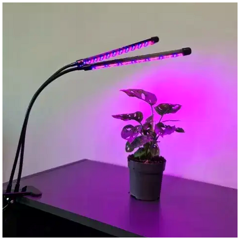 Лампа для вирощування рослин світлодіодна водонепроникна 2 панелі 9W USB 2 шт Gardlov HE0693 - зображення 7