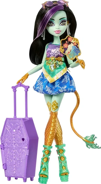 Кукла Monster High Skulltimate Secrets Jinafire Long Doll Джинафайр Лонг и аксессуары JDR52 - Фото 4 Кукла Monster High Skulltimate Secrets Jinafire Long Doll Джинафайр Лонг и аксессуары JDR52 - изображение 4