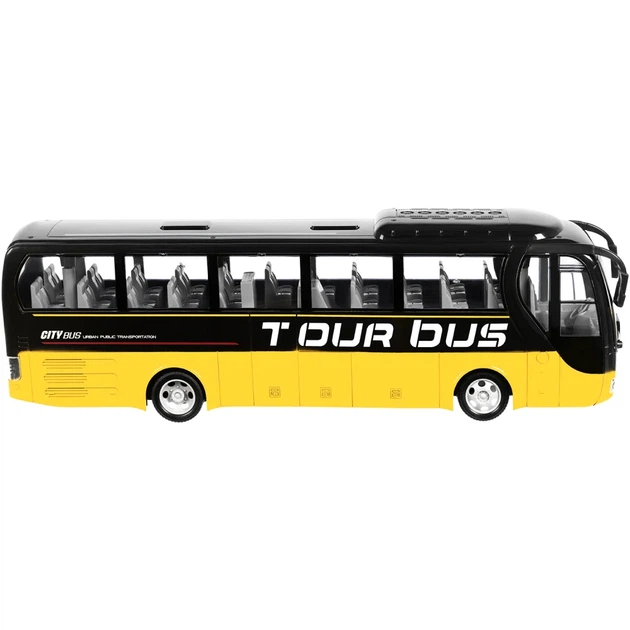 Машинка OTAMANKO Автобус на радіокеруванні TOUR BUS Жовтий - Фото 2 Машинка OTAMANKO Автобус на радіокеруванні TOUR BUS Жовтий - зображення 2
