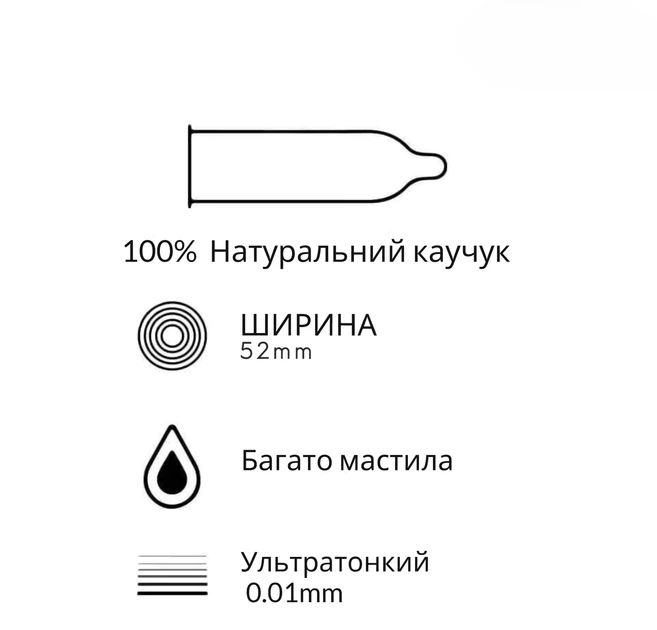 Ультратонкі презервативи Muaisi 0.01 Black 10 шт (ROZ6501053634) - Фото 4 Ультратонкі презервативи Muaisi 0.01 Black 10 шт (ROZ6501053634) - изображение 4
