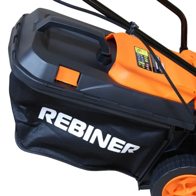 Газонокосарка електрична Rebiner REH-36/1400 1400 Вт 36 см з асинхронним двигуном - зображення 3
