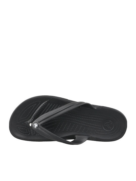 Чоловічі в'єтнамки Крокбенд Чорні Crocs Crocband Flip Flop Black (41-42, чорний) - изображение 4