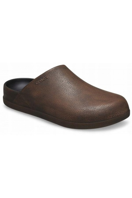 Чоловічі крокси слайди Crocs Dylan Clog Burnished (50/51, коричневий) - Фото 2 Чоловічі крокси слайди Crocs Dylan Clog Burnished (50/51, коричневий) - изображение 2