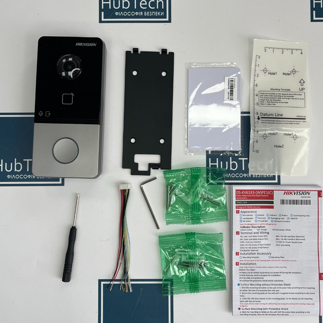 2 МП IP Виклична панель з Wi-Fi Hikvision DS-KV6113-WPE1(C) - зображення 7