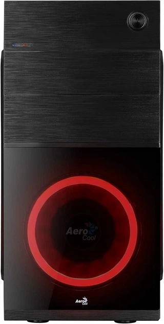 Корпус для ПК Aerocool CS-105 Red / LED / без БП / Черный (102136210) - изображение 2