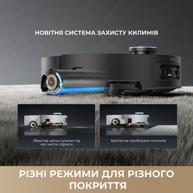 Робот-пилосос Dreame Aqua 10 Ultra Roller Complete White (7223213) - изображение 3