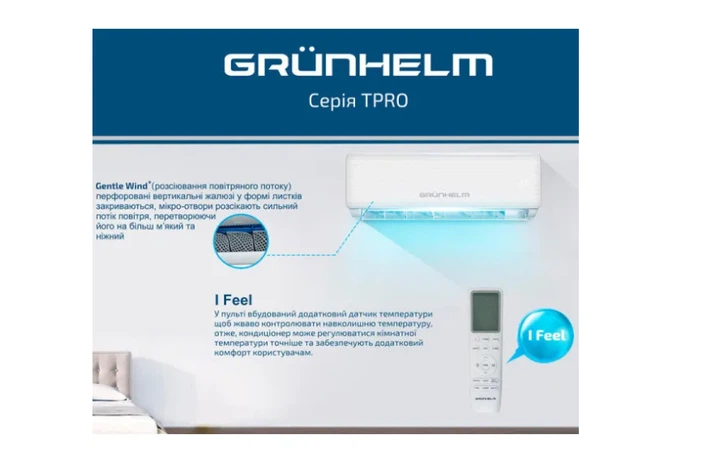 Кондиціонер Inverter Grunhelm GAC-24GH-IWF-TPRO-32 - зображення 3