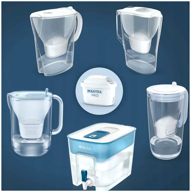 Картридж для фильтра воды 6 шт ресурс 300 л для дома BRITA МС0143 - изображение 3