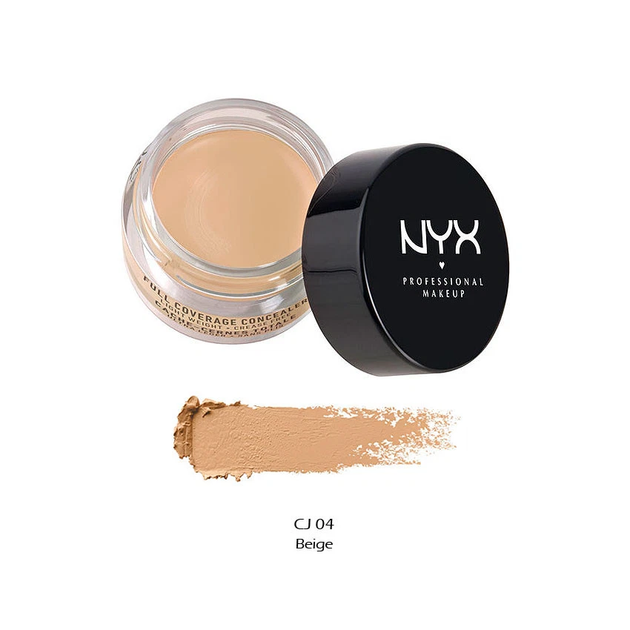 Плотный корректор для лица NYX Concealer Jar оттенок Beige CJ04 - изображение 2