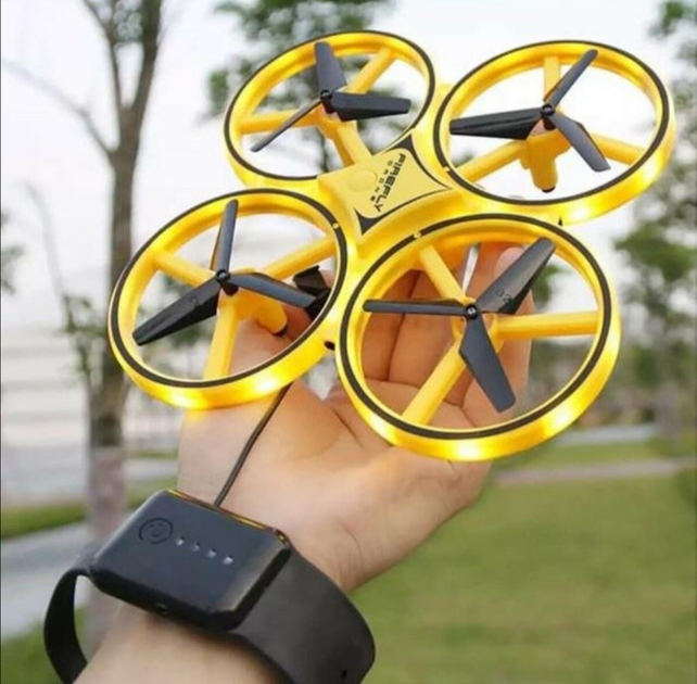 Квадрокоптер с управлением жестами и подсветкой Apex Drone автозависание и определение препятствий - Фото 3 Квадрокоптер с управлением жестами и подсветкой Apex Drone автозависание и определение препятствий - изображение 3