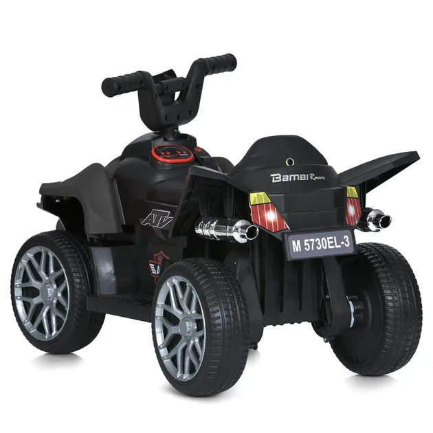 Детский квадроцикл электромобиль Bambi на аккумуляторе M 5730EL-11 серый - Фото 4 Детский квадроцикл электромобиль Bambi на аккумуляторе M 5730EL-11 серый - изображение 4