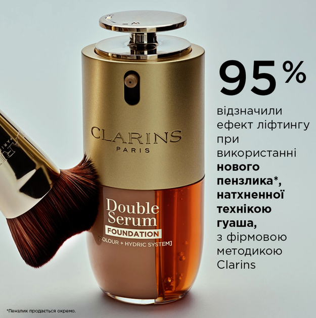 Основа-флюїд для обличчя для рівного тону та сяйва шкіри Clarins (Кларінс) Double Serum 30 мл - L2W - зображення 6