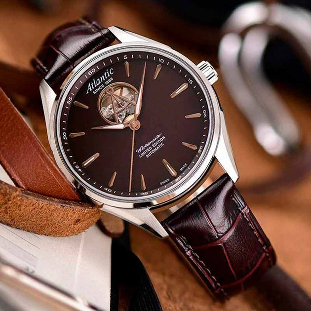 Чоловічі наручні годинники Atlantic 52780.41.41R - изображение 3