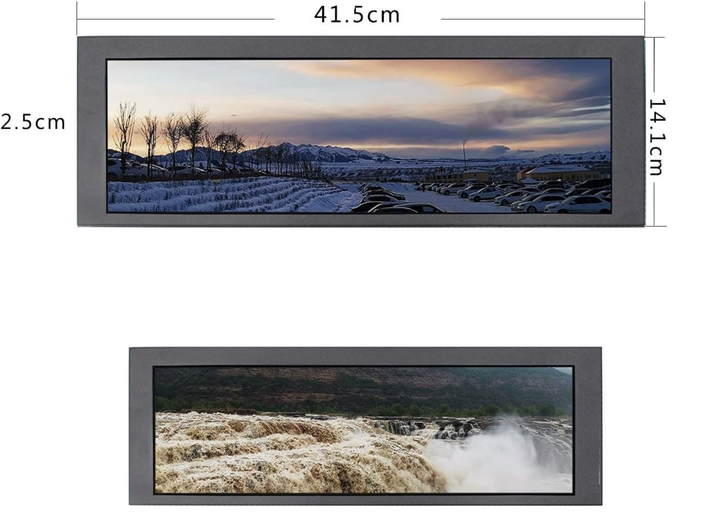 Монитор портативный 14.9" VSDISPLAY VS149ZJ01A 1280 х 390 TN 60 Гц (102140786) - Уценка - изображение 5