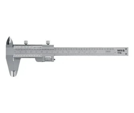 Штангенциркуль механический YATO 150 мм точность 0.02 мм YT-7200 - Фото 2 Штангенциркуль механический YATO 150 мм точность 0.02 мм YT-7200 - изображение 2