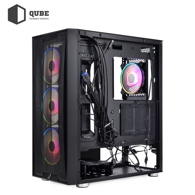 Корпус QUBE GALAXY RGB Black (GALAXY_FCNU3) - изображение 11