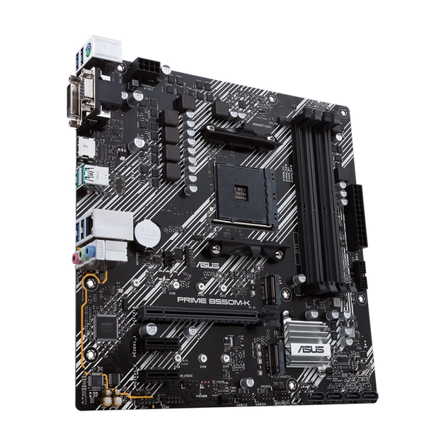 Материнская плата ASUS PRIME B550M-K (sAM4, AMD B550, DDR4, mATX) - изображение 4
